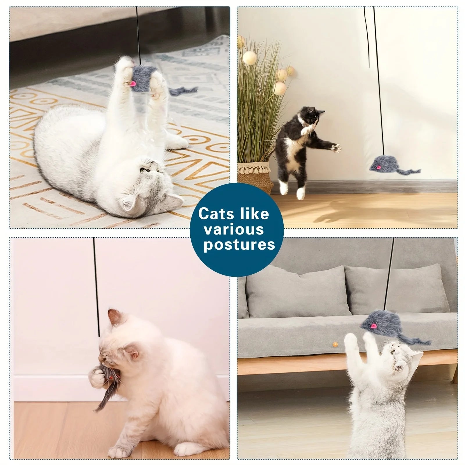 The Bounce & Pounce Door Hanging Cat Toy
