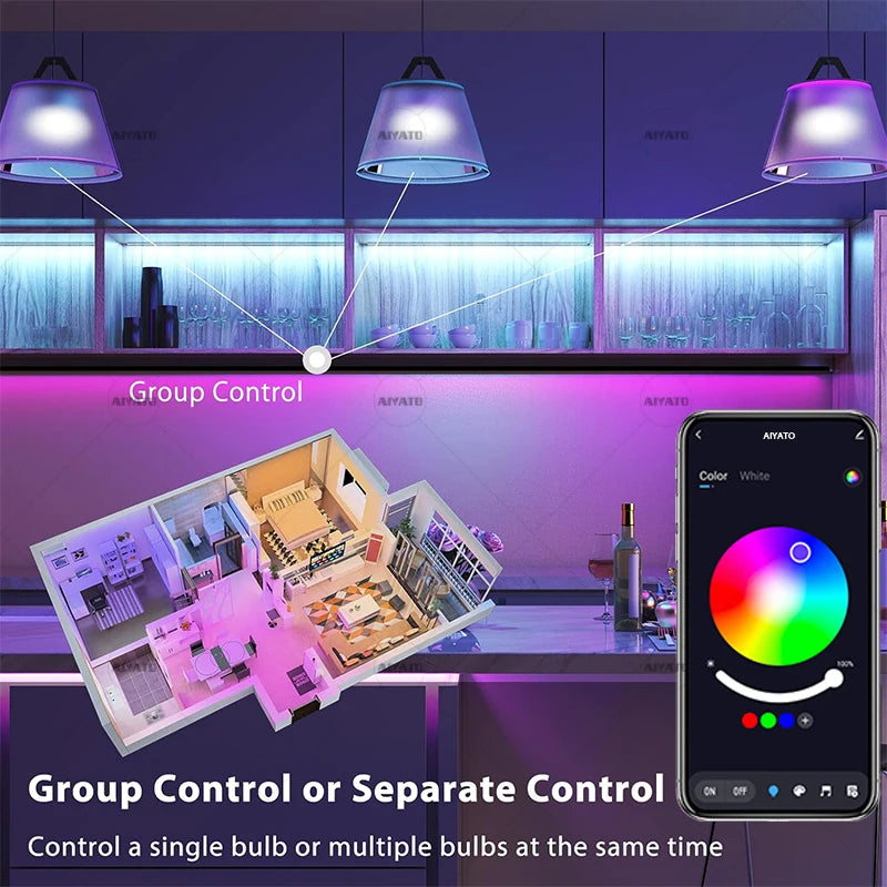 Seamless Sync Dimmable Smart Light