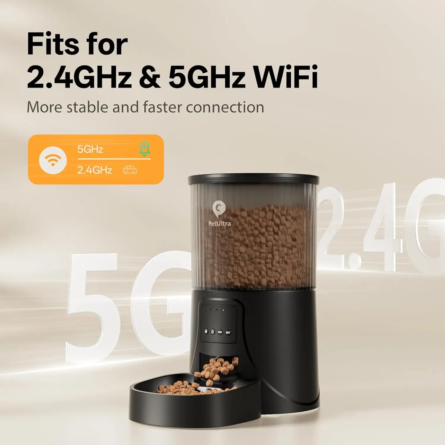 PureFeed™ 5G App-Controlled Smart Pet Station