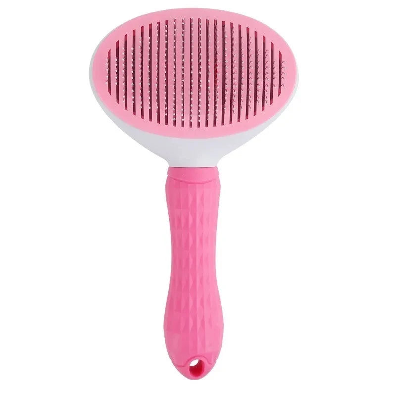 The SwiftClean™ One-Click Pet Grooming Brush